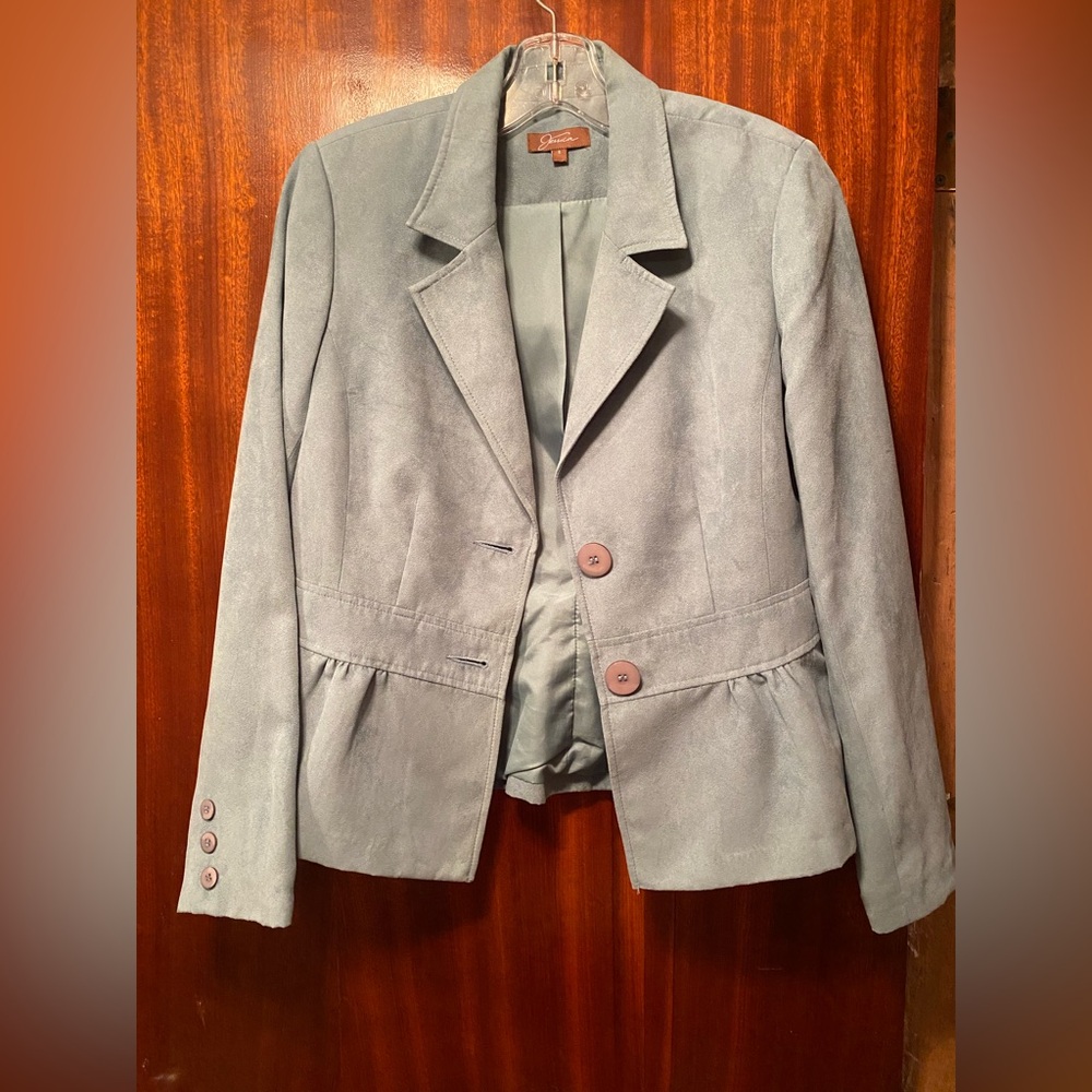 Jessica Elegant Turquoise Jacket